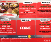 Programme Vacances Noël 2025