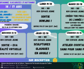 programme toussaint semaine 1